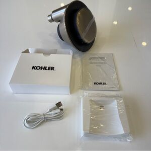 Kohler Silver Showerhead Speaker with Accessories